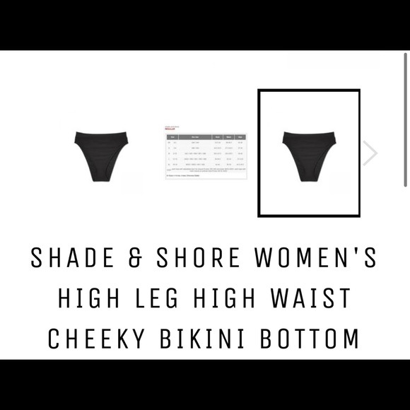 Low coverage cheeky bathing suit buttons M 8-10 - Picture 4 of 6